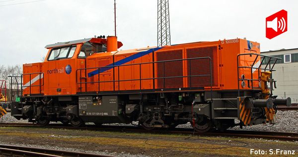 Kato HobbyTrain Lemke 90249 - Diesel locomotive Vossloh G1000 BB of the Northrail (DCC Sound Decoder)